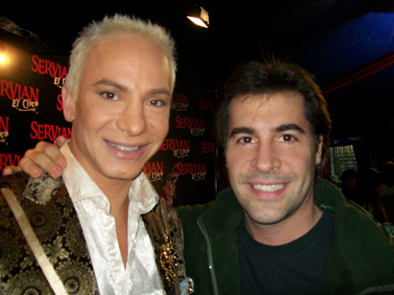 junto a Flavio Mendoza