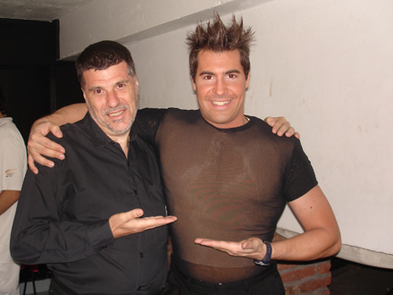 junto a Guillermo Camblor autor de 'Trampa´s'