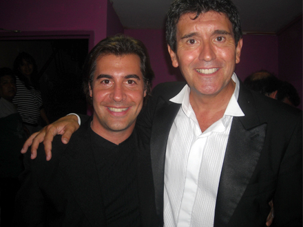 junto a Miguel Angel Cherutti