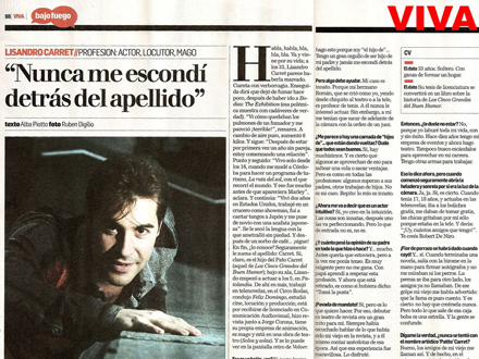 Nota Revista Viva - Clarín
