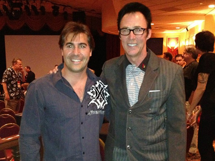 junto a Lance Burton